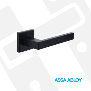 Impala Lever Handle Impala On Rose On Rose Black 6274-06SSBLK