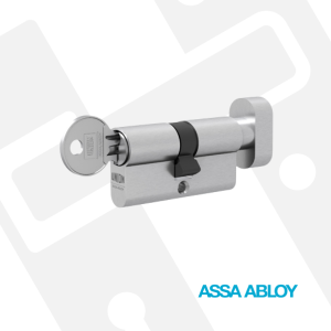 Thumbturn Cylinder 65mm Gemini Euro Profile KD Satin Nickel Patended