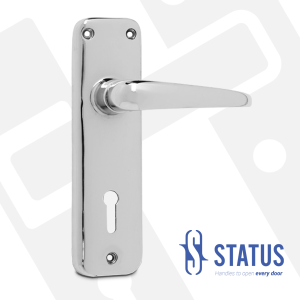 Lever Handle on Backplate
