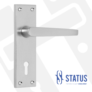 Lever Handle on Backplate